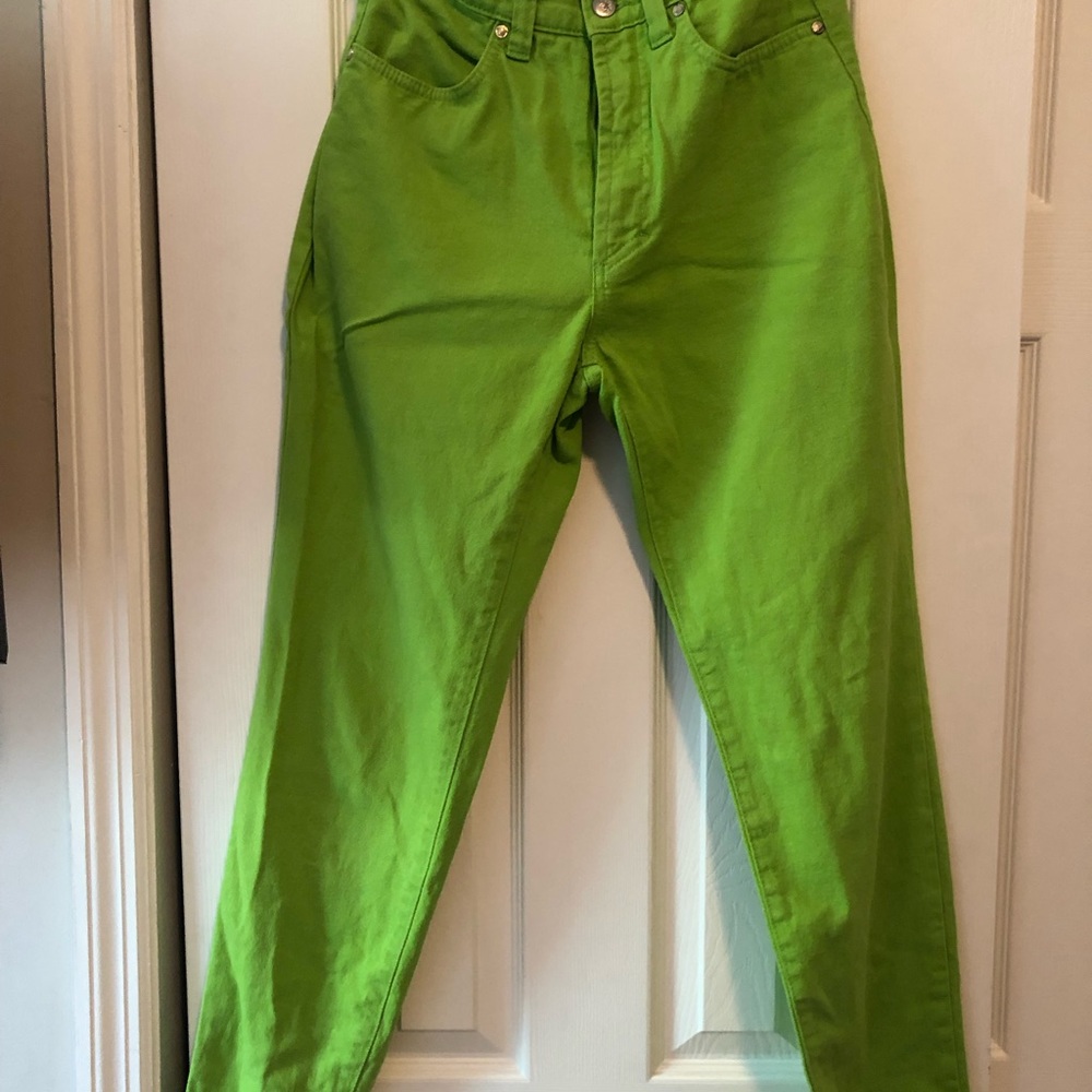 Vintage Versace high waisted straight leg skinny